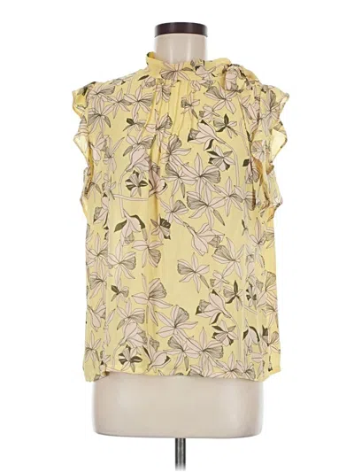 Pre-owned Liz Claiborne Sleeveless Blouse In Yellow