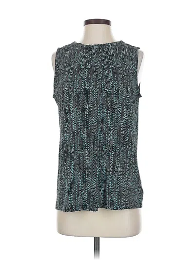 Pre-owned Liz Claiborne Sleeveless T-shirt In Blue