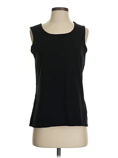 Pre-owned Liz Claiborne Sleeveless T-shirt In Black