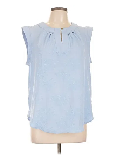 Pre-owned Liz Claiborne Sleeveless T-shirt In Blue
