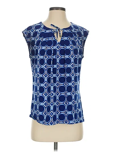 Pre-owned Liz Claiborne Sleeveless T-shirt In Blue