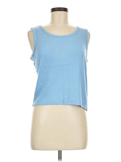 Pre-owned Liz Claiborne Sleeveless T-shirt In Blue