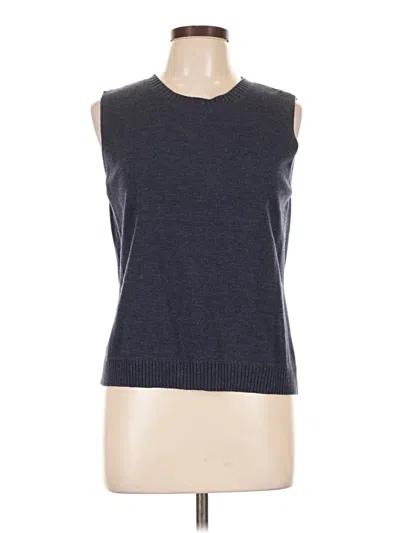 Pre-owned Liz Claiborne Sleeveless T-shirt In Gray