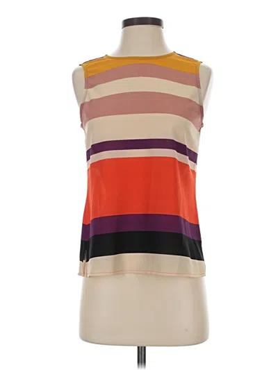 Pre-owned Liz Claiborne Sleeveless T-shirt In Orange