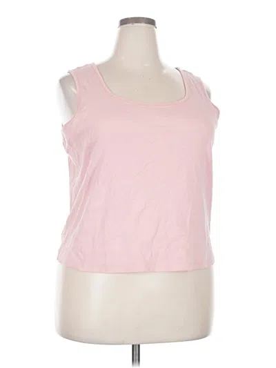 Pre-owned Liz Claiborne Sleeveless T-shirt In Pink