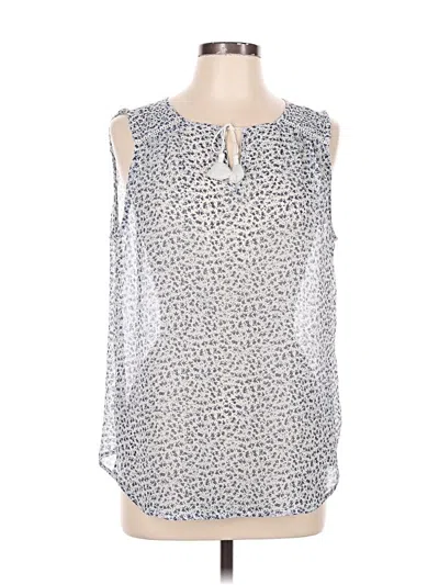 Pre-owned Liz Claiborne Sleeveless T-shirt In Silver