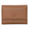 Liz Claiborne Small Womens Trifold Wallet In Metallic