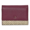 Liz Claiborne Small Womens Trifold Wallet In Sand