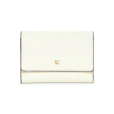 Liz Claiborne Small Womens Trifold Wallet In White