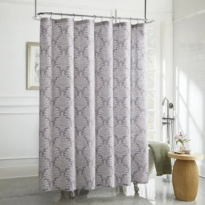 Liz Claiborne Springs Shower Curtain In Purple