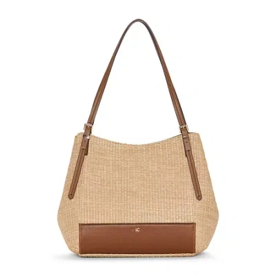 Liz Claiborne Stella 4 Poster Shoulder Bag In Neutral