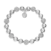 Liz Claiborne Stretch Bracelet In Silver