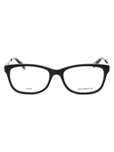 Liz Claiborne Stylish Rectangular Eyeglasses For Women In Black