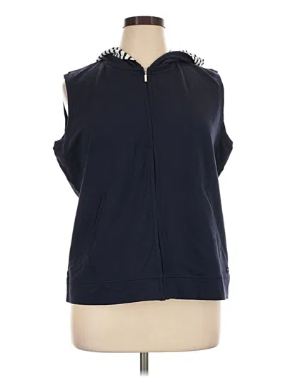 Pre-owned Liz Claiborne Sweater Vest In Blue