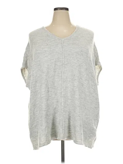 Pre-owned Liz Claiborne Sweater Vest In Gray