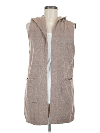 Pre-owned Liz Claiborne Sweater Vest In Tan