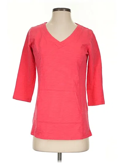 Pre-owned Liz Claiborne Sweatshirt In Red