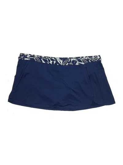 Pre-owned Liz Claiborne Swimsuit Bottoms In Blue