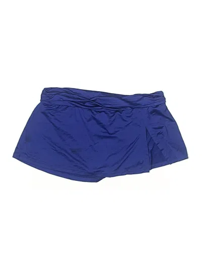 Pre-owned Liz Claiborne Swimsuit Bottoms In Blue