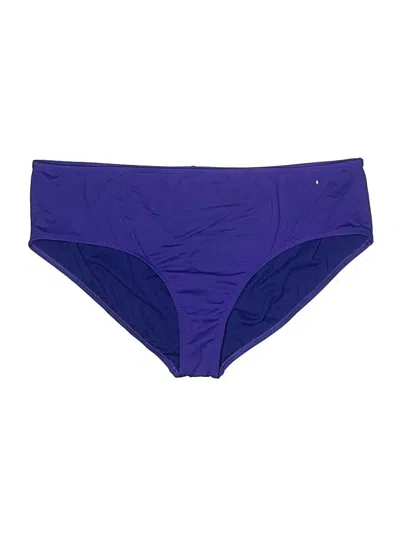 Pre-owned Liz Claiborne Swimsuit Bottoms In Purple