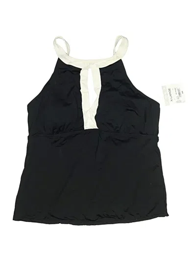 Liz Claiborne Swimsuit Top Black Swimwear