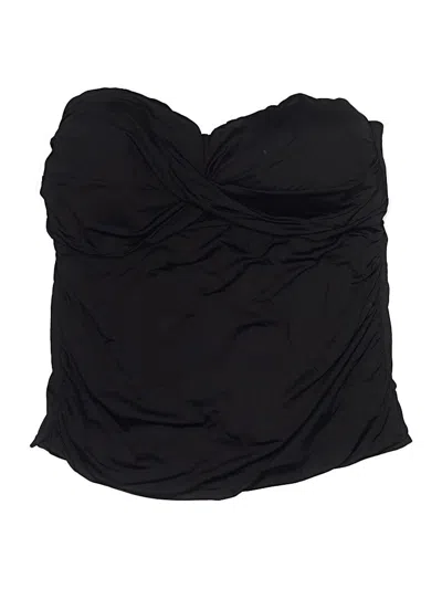Pre-owned Liz Claiborne Swimsuit Top Black Swimwear