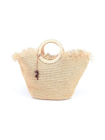 Pre-owned Liz Claiborne Tote Bag In Gold