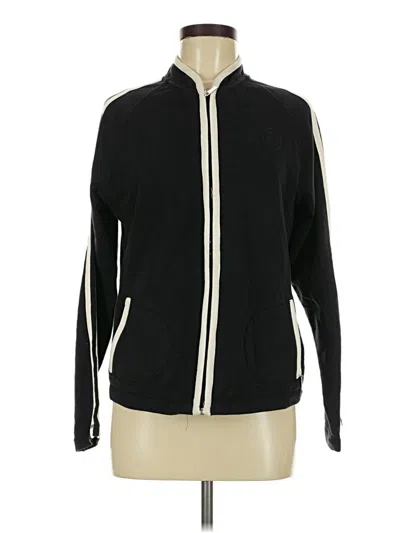 Pre-owned Liz Claiborne Track Jacket In Black