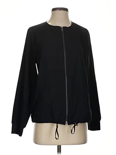 Pre-owned Liz Claiborne Track Jacket In Black