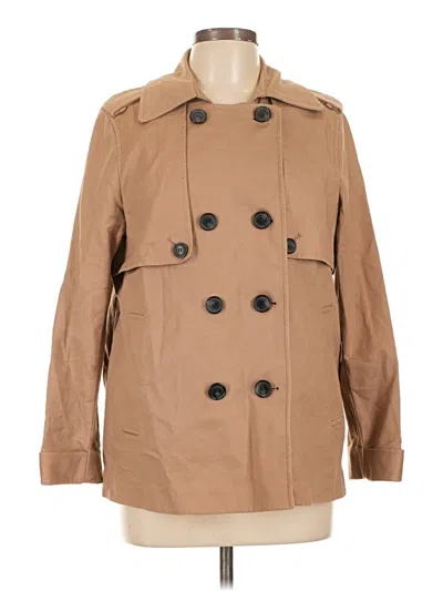 Pre-owned Liz Claiborne Trenchcoat In Tan