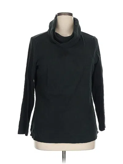 Pre-owned Liz Claiborne Turtleneck Sweater In Black