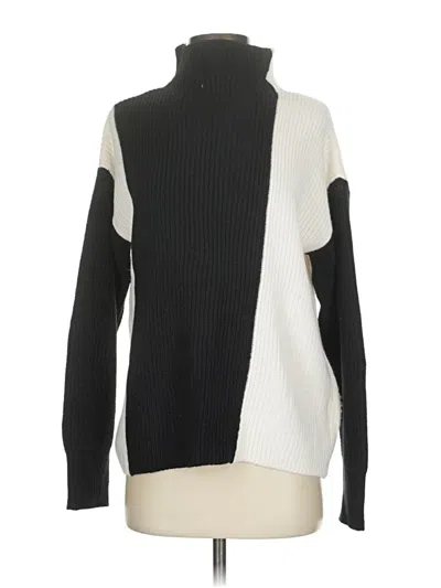 Pre-owned Liz Claiborne Turtleneck Sweater In Black