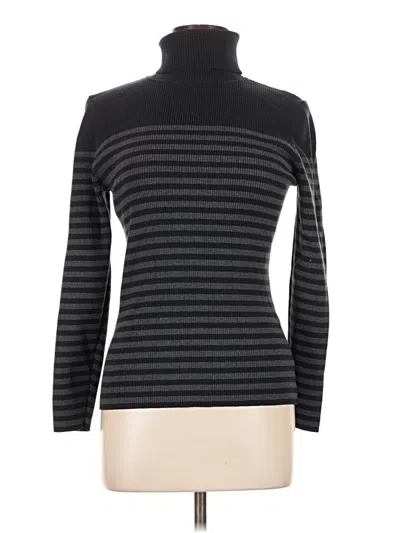 Pre-owned Liz Claiborne Turtleneck Sweater In Black