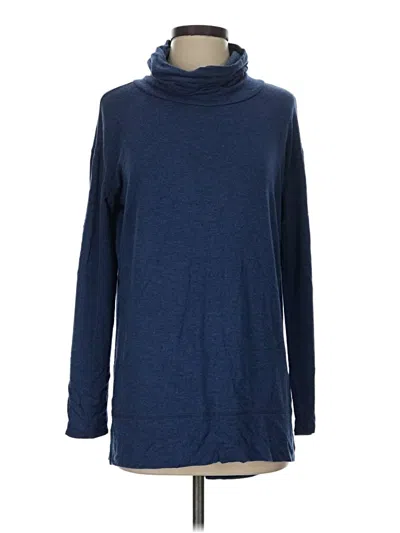 Pre-owned Liz Claiborne Turtleneck Sweater In Blue