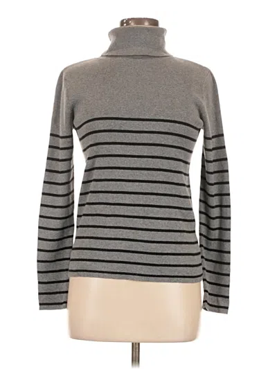 Pre-owned Liz Claiborne Turtleneck Sweater In Gray