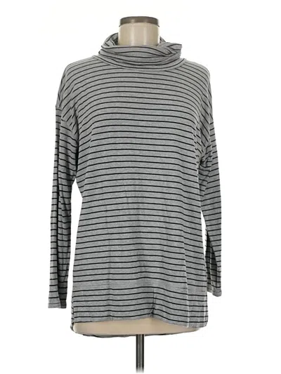 Pre-owned Liz Claiborne Turtleneck Sweater In Gray