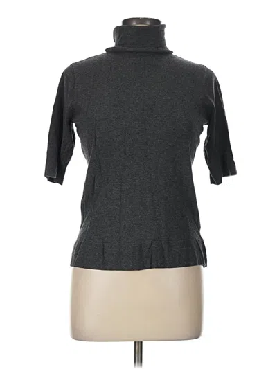 Pre-owned Liz Claiborne Turtleneck Sweater In Gray