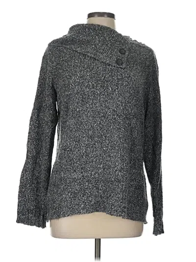 Pre-owned Liz Claiborne Turtleneck Sweater In Gray