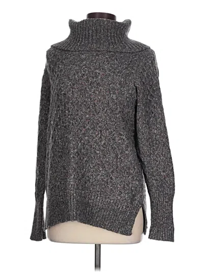 Pre-owned Liz Claiborne Turtleneck Sweater In Gray