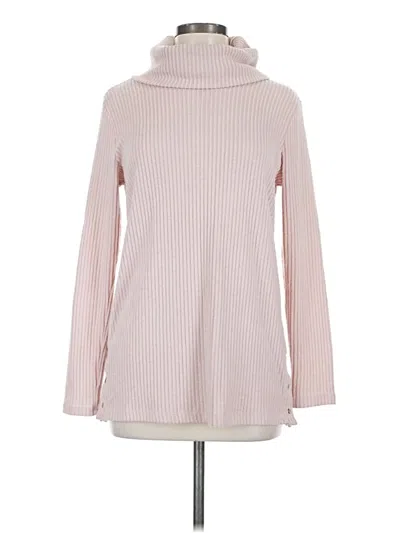 Pre-owned Liz Claiborne Turtleneck Sweater In Pink