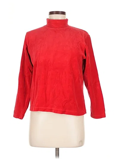 Pre-owned Liz Claiborne Turtleneck Sweater In Red