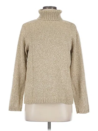 Pre-owned Liz Claiborne Turtleneck Sweater In Tan