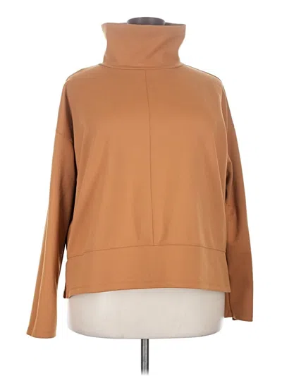 Pre-owned Liz Claiborne Turtleneck Sweater In Tan