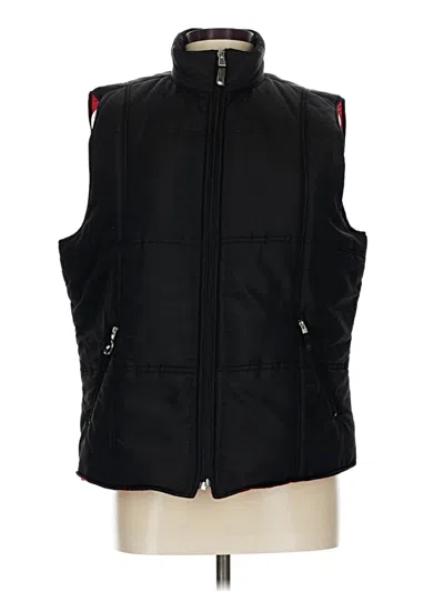 Pre-owned Liz Claiborne Vest In Black