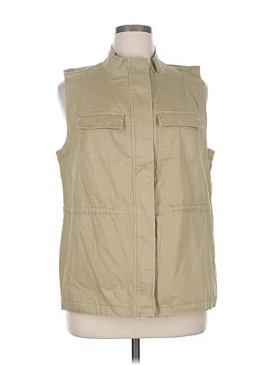 Pre-owned Liz Claiborne Vest In Brown