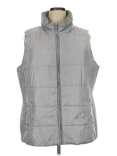 Pre-owned Liz Claiborne Vest In Gray