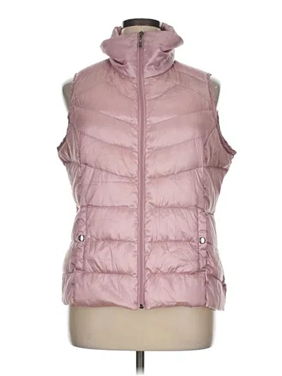 Pre-owned Liz Claiborne Vest In Pink