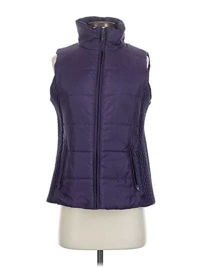 Pre-owned Liz Claiborne Vest In Purple