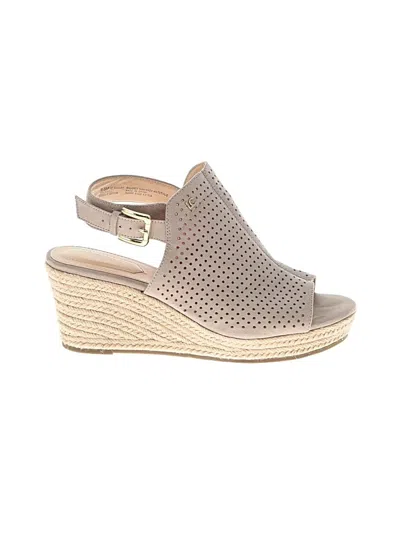 Pre-owned Liz Claiborne Wedges In Gray