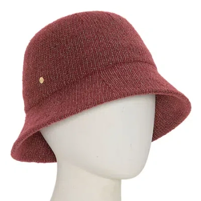 Liz Claiborne With Lurex Womens Cloche Hat In Red